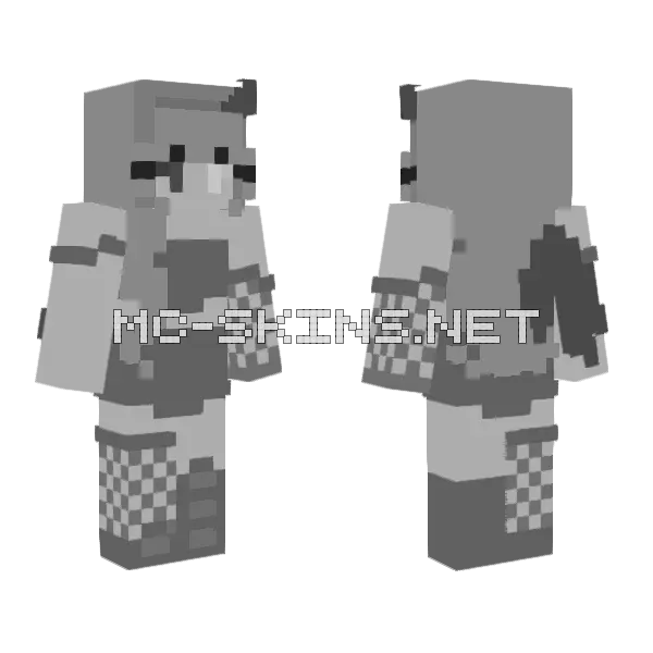 Round 2 Recolor Unknown Tourney Minecraft skin, front and back