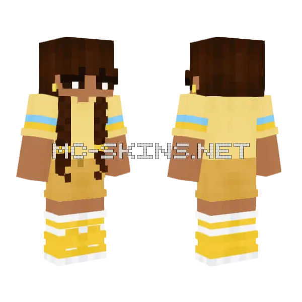 Roxxie Minecraft skin, front and back