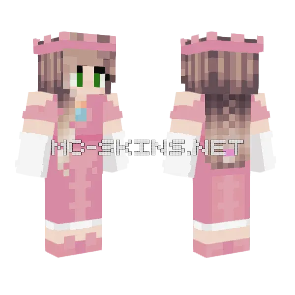 Royal Contest Cre Minecraft skin, front and back