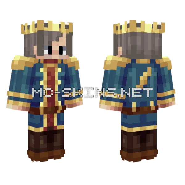 Royal Prince Skin Minecraft skin, front and back