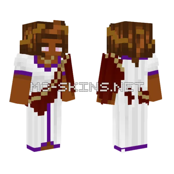 Royal Purple Robes, front and back