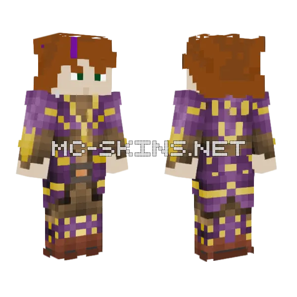 Royal Purple Sorcerer, front and back