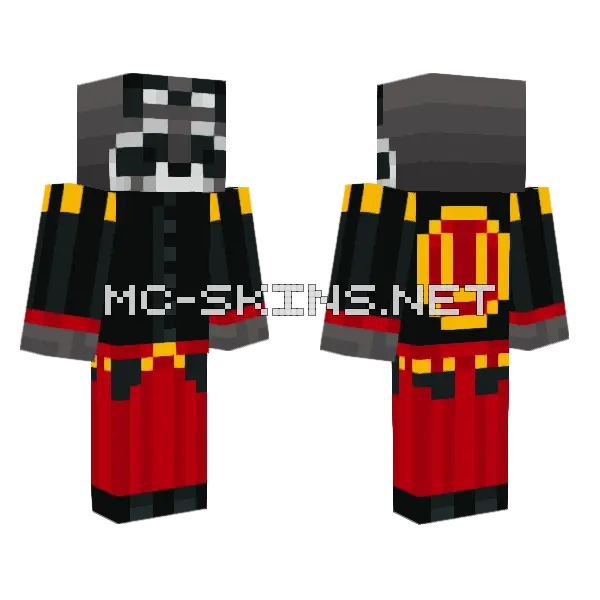 Royal Raccoon Red Tuxedo, front and back