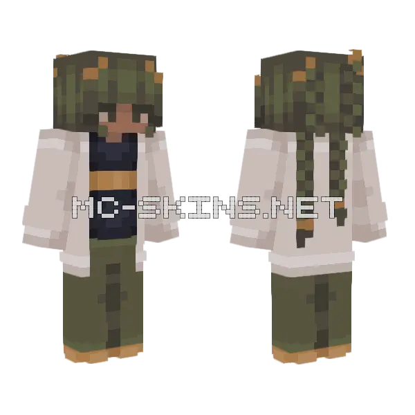 Royal Soldier Minecraft skin, front and back