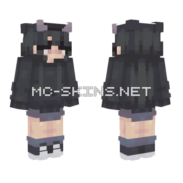 Rq For Senedef235 Minecraft skin, front and back