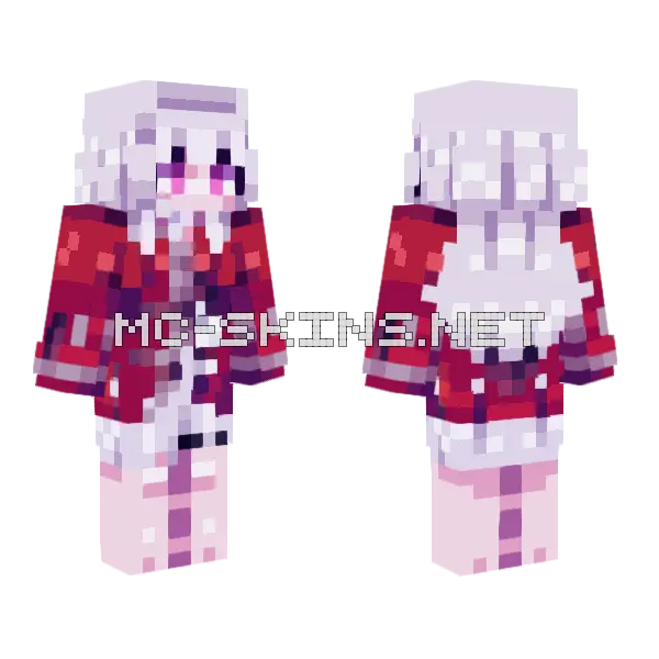 Rq Hsr Clara Minecraft skin, front and back