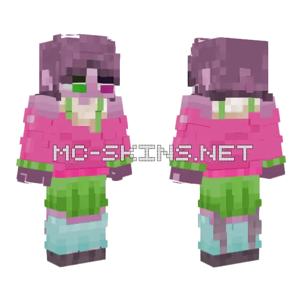 Rsmp Astra Tree Minecraft skin, front and back