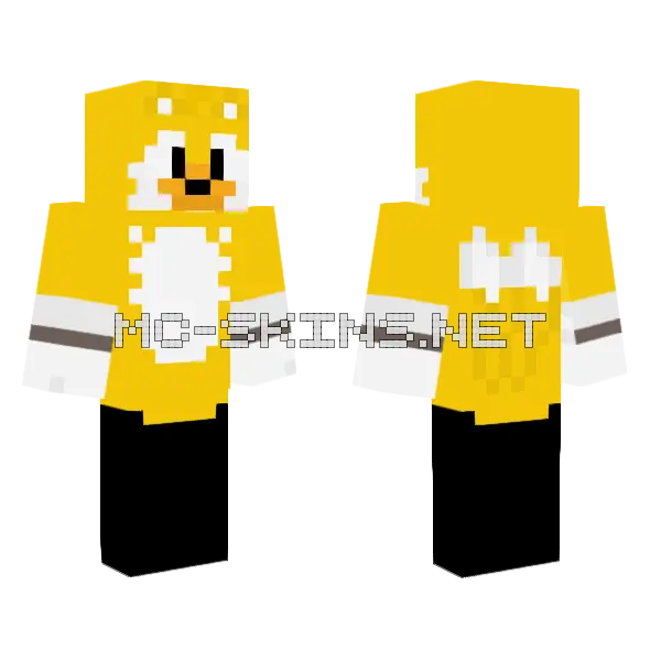 Rubber Duck Tails, front and back