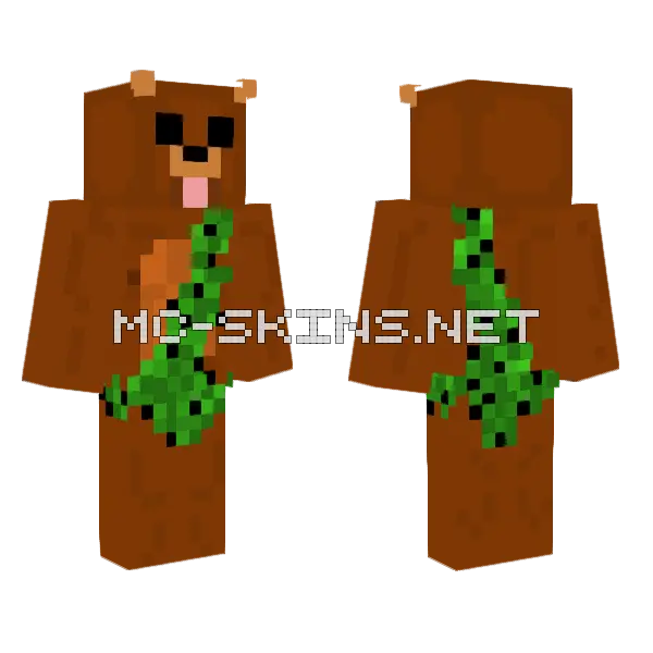 Rubius Tribu Unga Unga Minecraft skin, front and back