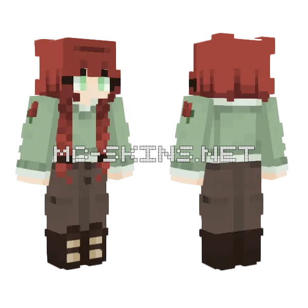 Ruby Cottagecore Academia, front and back