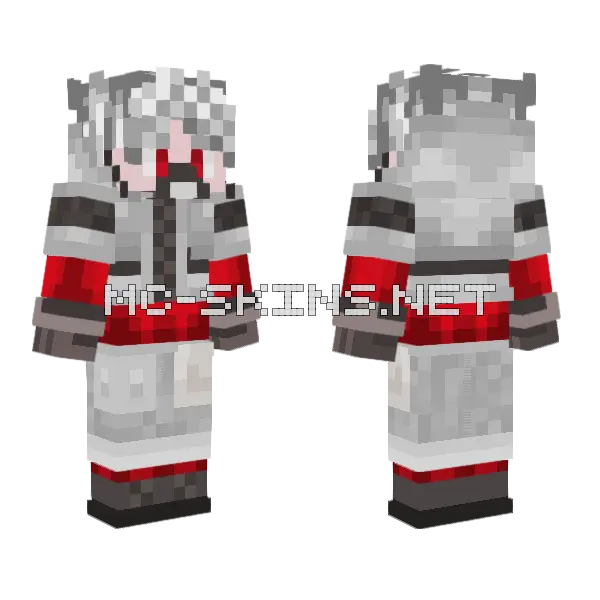 Rudo Surebrec Minecraft skin, front and back