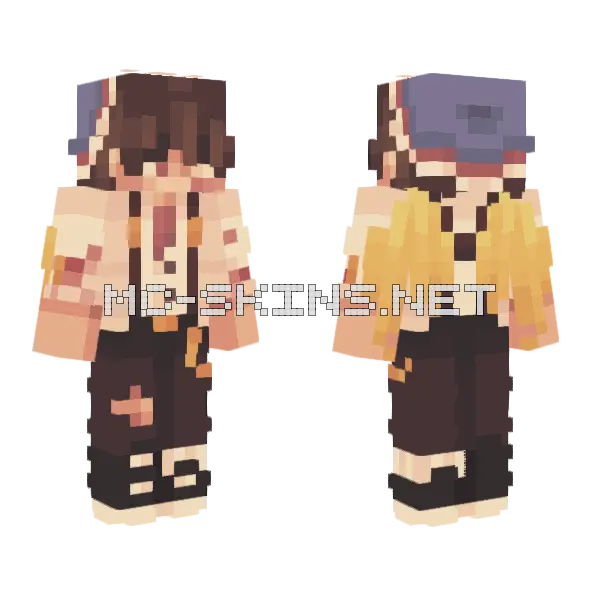 Ruler Of Cards Minecraft skin, front and back