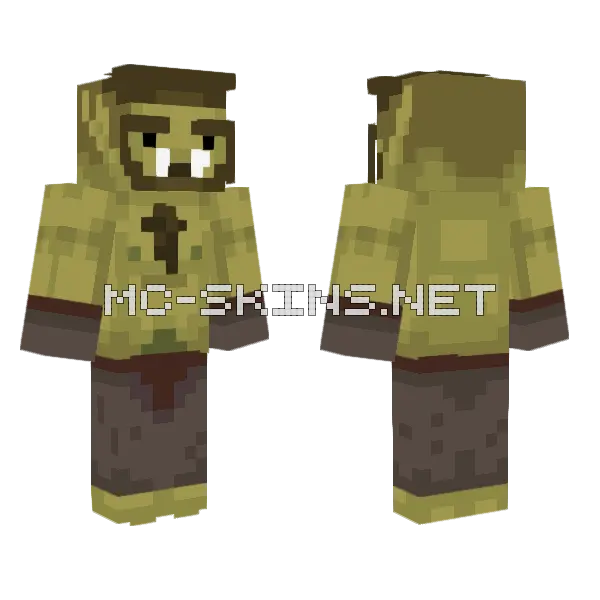 Rulius Goblin Skin Minecraft skin, front and back