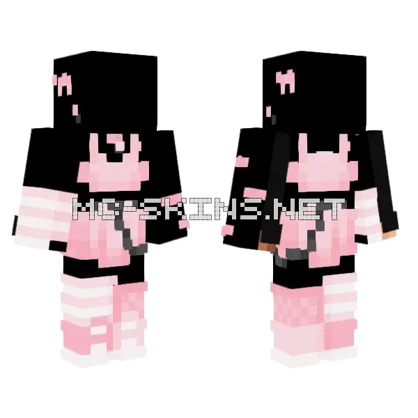 Runaways Base Minecraft skin, front and back