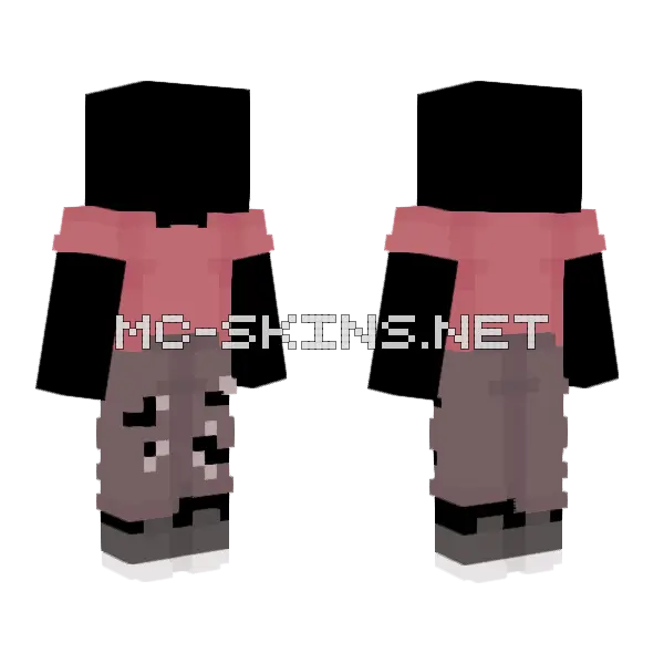 Running Roses Ob Minecraft skin, front and back