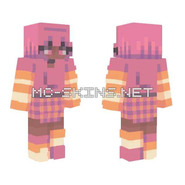 Running Up That Hill Minecraft skin, front and back