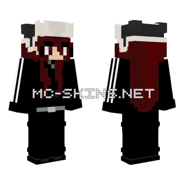 Russian Girl Alice Minecraft skin, front and back