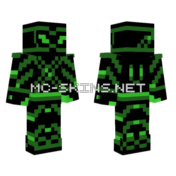 Rx Vladek Minecraft skin, front and back
