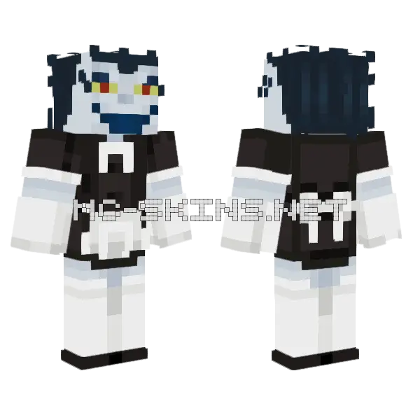Ryuk Maid Minecraft skin, front and back