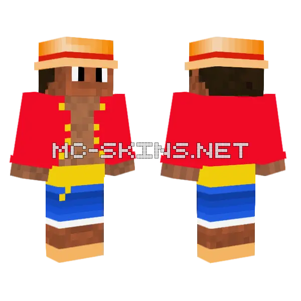 Ryuk Ragnarok Minecraft skin, front and back