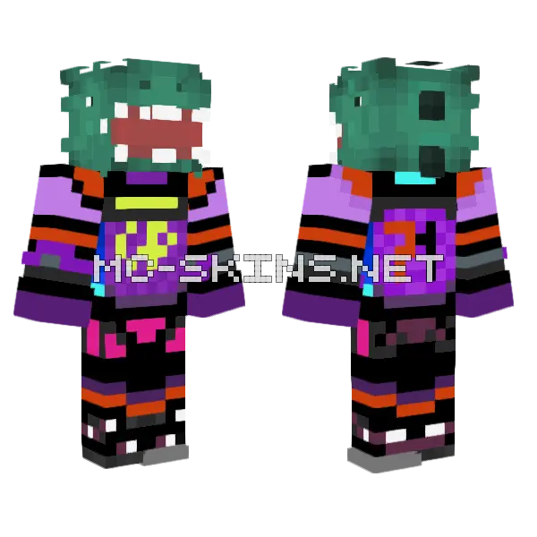 Rzep Ind Minecraft skin, front and back