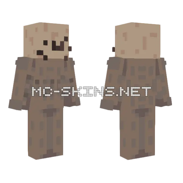 Sack O Potatoes Ce Minecraft skin, front and back
