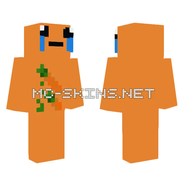 Sad Carrot Man, front and back