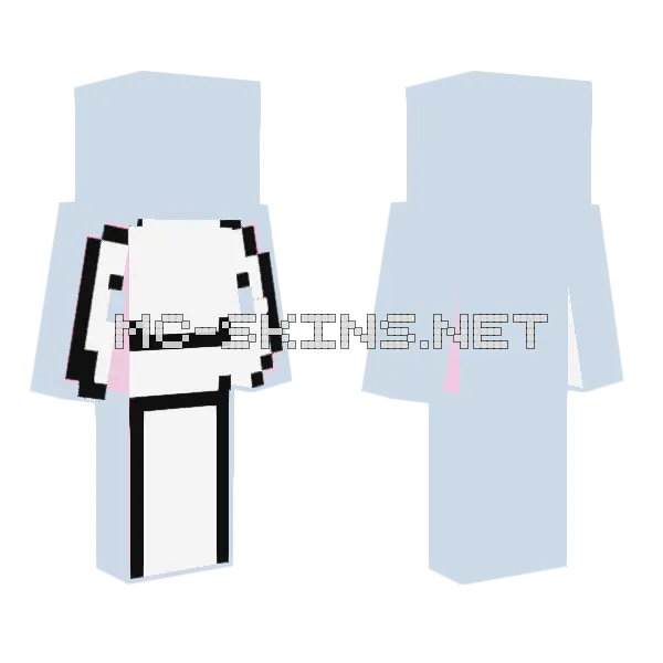 Sad Dream Blue Minecraft skin, front and back