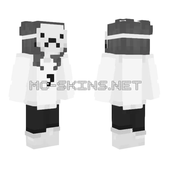 Sad Ist Minecraft skin, front and back
