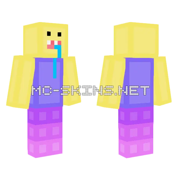 Sad Yellow Blob, front and back