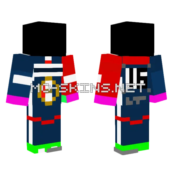 Sada Minecraft skin, front and back