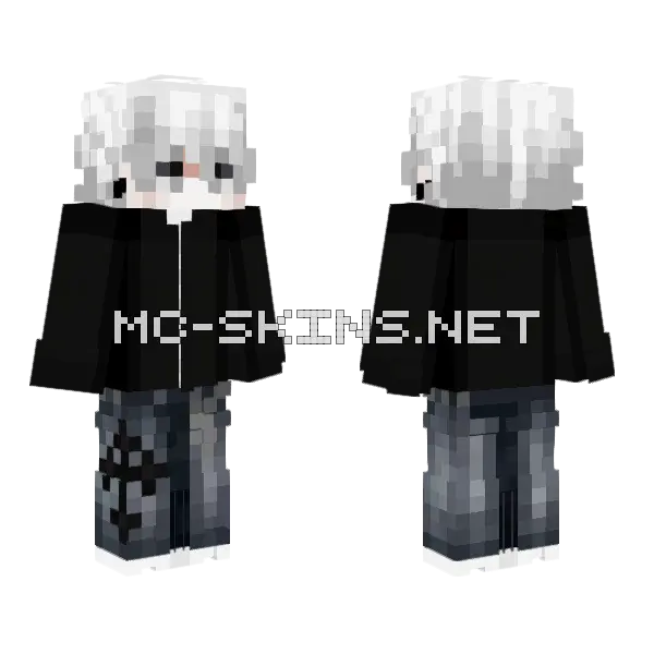 Sadads Minecraft skin, front and back