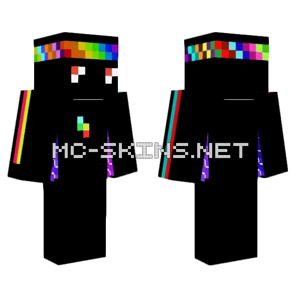 Sadex Minecraft skin, front and back