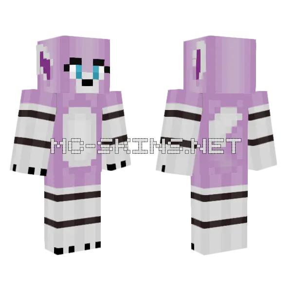 Sadie Jackson Animatronic Minecraft skin, front and back