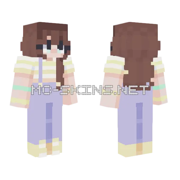Sadness Is Like Kale Salad Minecraft skin, front and back