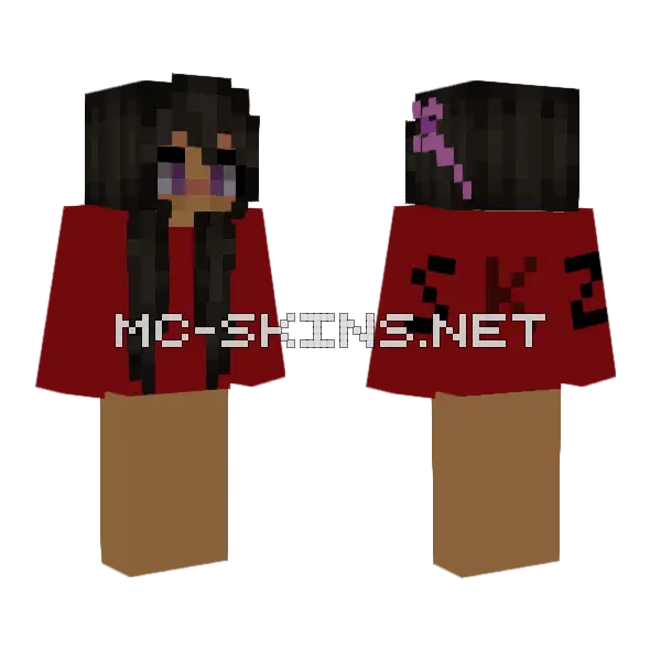Saf Skz Hoodie Minecraft skin, front and back