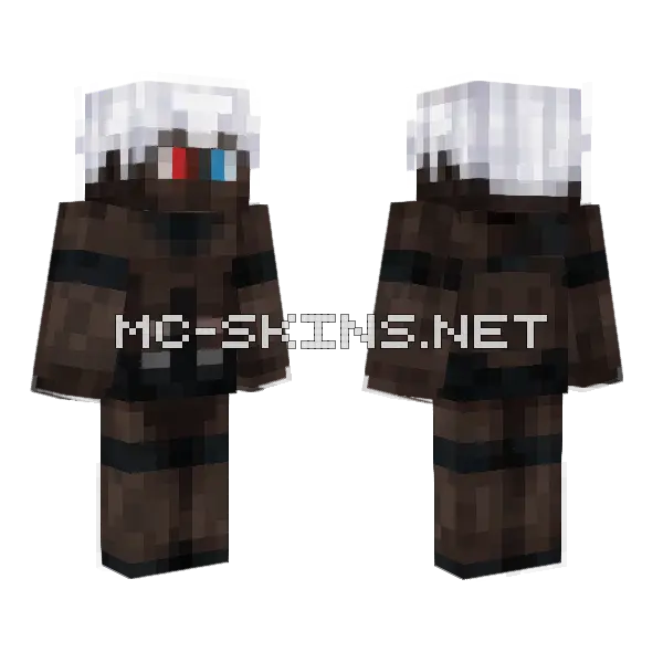 Safsdfsdfsf Boy Minecraft skin, front and back