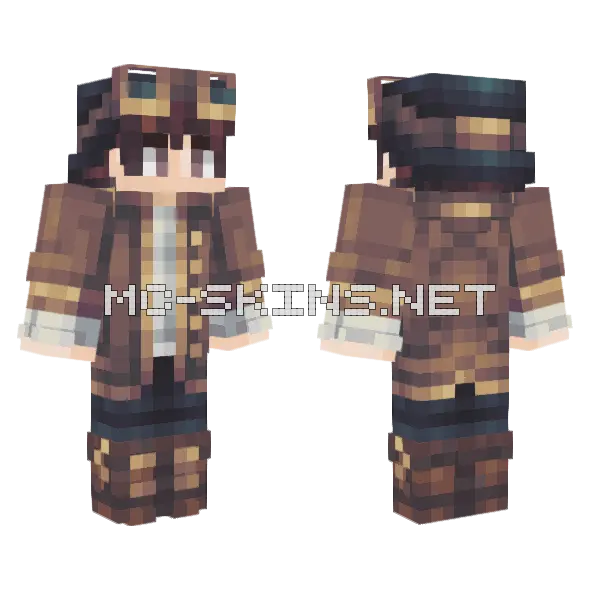 Safsfa Minecraft skin, front and back