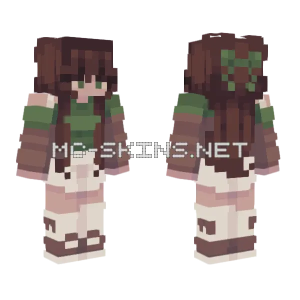 Sage Rce Minecraft skin, front and back