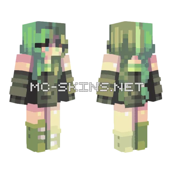 Sage Rce Minecraft skin, front and back