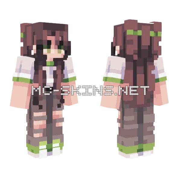 Sage Skin Minecraft skin, front and back