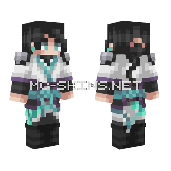 Sage Skin Minecraft skin, front and back