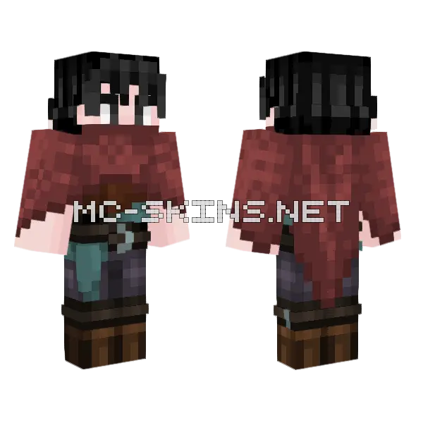 Sage The Boy Minecraft skin, front and back