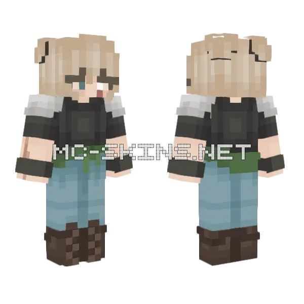Saibh Girl Minecraft skin, front and back