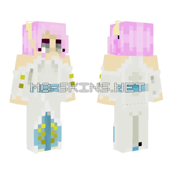Sail Girl Minecraft skin, front and back