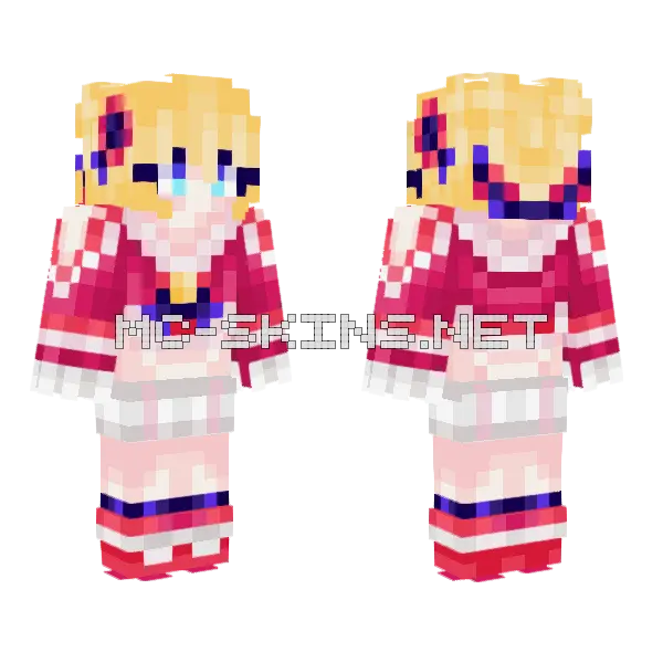 Sailor Moon Skin Minecraft skin, front and back