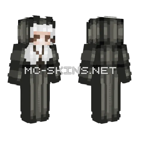 Saint Benedicta Cambiagio Frassinello Minecraft skin, front and back