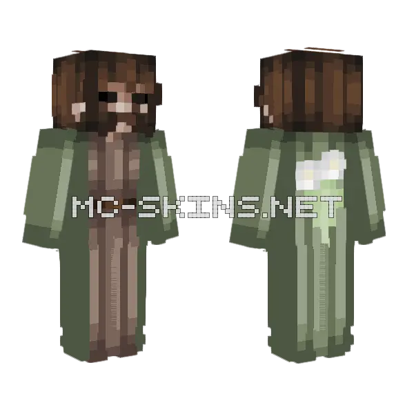 Saint Joseph Spouse Minecraft skin, front and back
