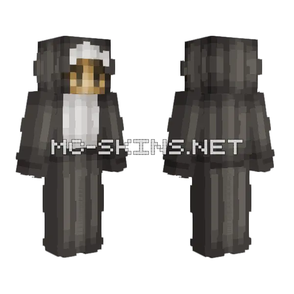 Saint Marie of the Incarnation Guyart Minecraft skin, front and back