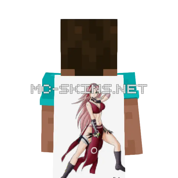 Sakura Haruno Ninja cape, outside and lining